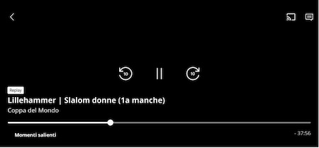 Impossibile fare screenshot a contenuto coperto da copyright